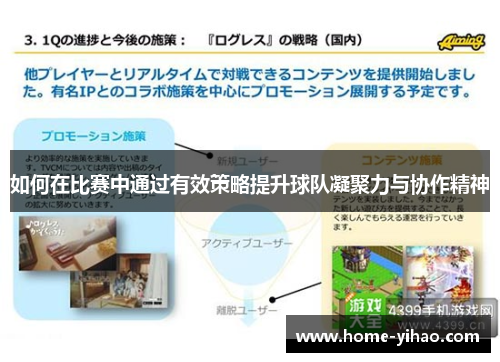 如何在比赛中通过有效策略提升球队凝聚力与协作精神